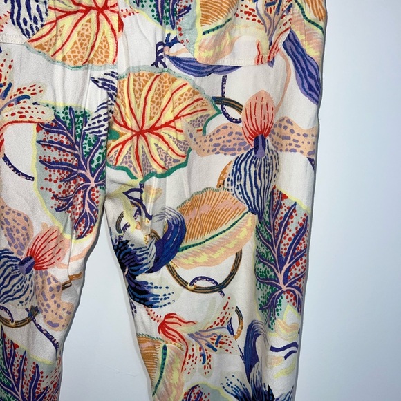 ANTHROPOLOGIE MAUVE The Colette Cropped Wide-Leg Pants Sarah Gordon Edition - Picture 14 of 15